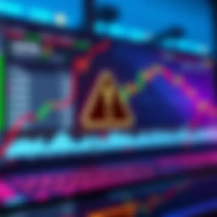 A graphic showing a trading platform interface with a warning symbol indicating that nano withdrawals are halted, reflecting traders' concerns.