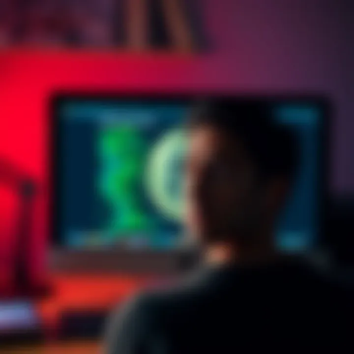 A person looking frustrated in front of a computer screen displaying a locked Bitcoin wallet file from 2011