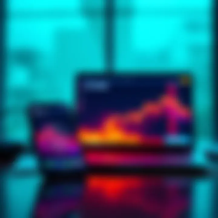 A smartphone and laptop displaying a user-friendly hot wallet interface for managing Litecoin securely.