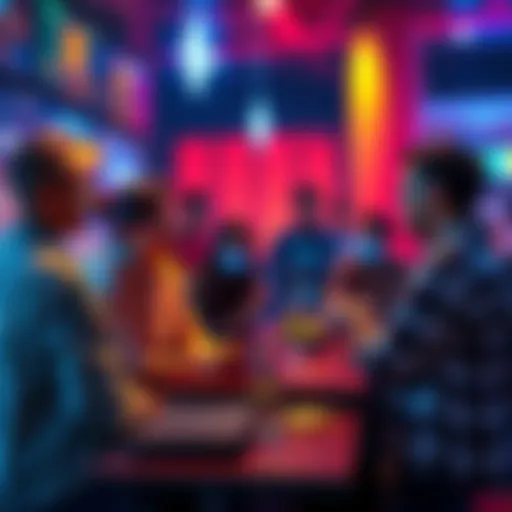 A group of people engaged in a discussion about holding Solana cryptocurrency, sharing insights and thoughts on its future.