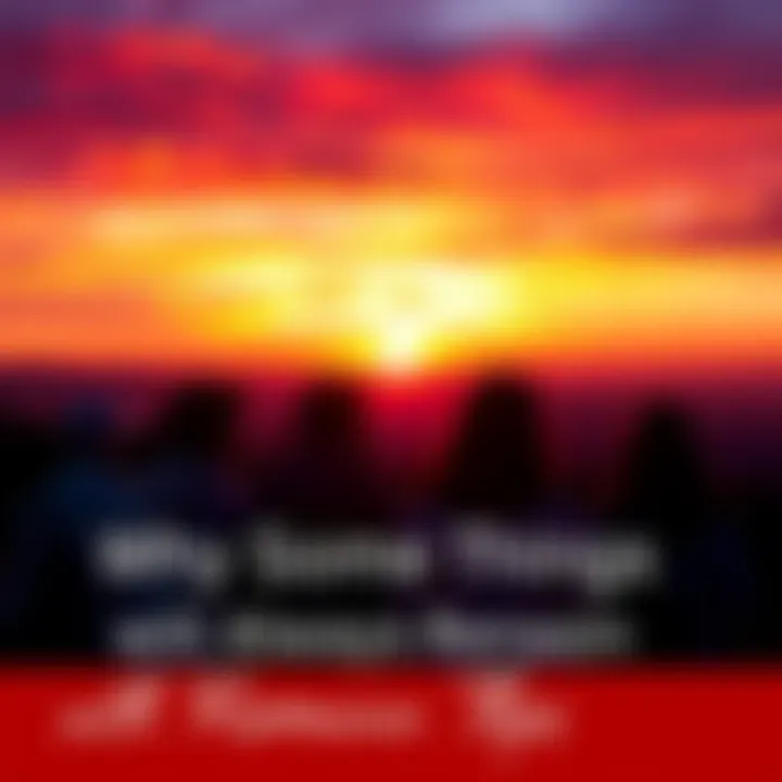 A group of people watching a vibrant sunset, symbolizing shared experiences and enduring values