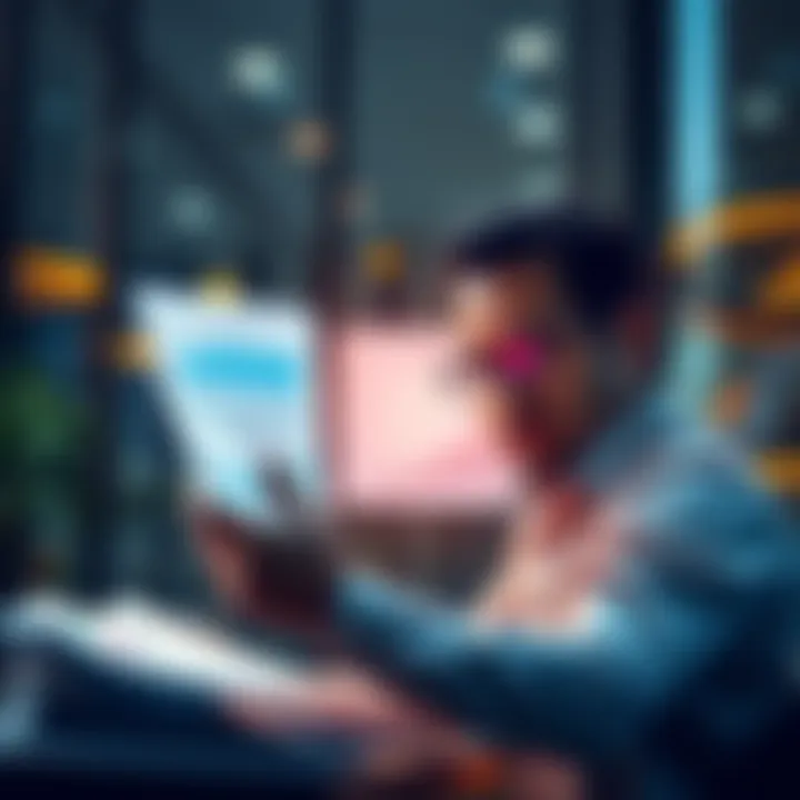 A thoughtful person reviewing notes and charts to assess their performance for personal growth in 2025