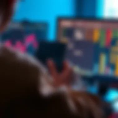 A person looking at their digital wallet on a computer screen, showing pending ETH transactions after unstaking from KILN pool.