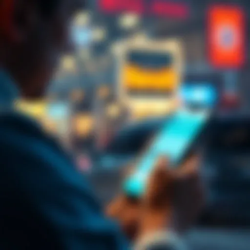 A person looking at their Revolut account balance on a smartphone, concerned about account safety and potential freezes.