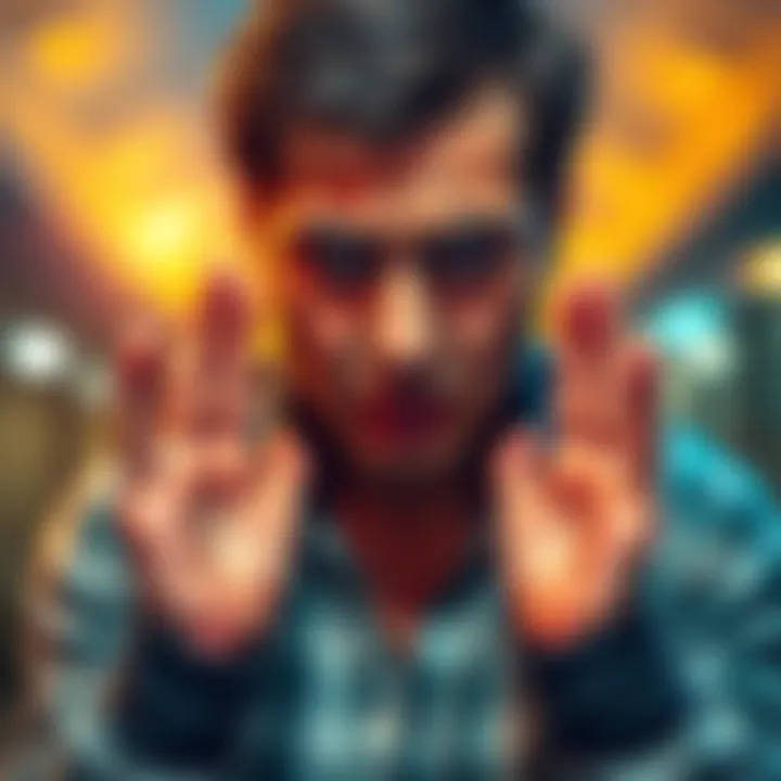 A person looks distressed with empty hands, symbolizing loss and despair after a scam