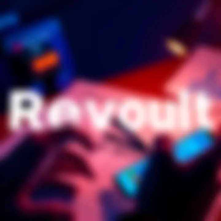 Close-up of a person checking their Revolut bank app on a smartphone, showing concern about account safety, with financial documents in the background