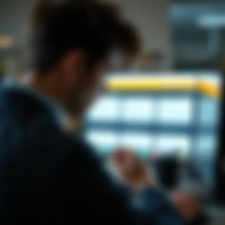 A concerned person checking their deposit status on a computer, showing a message about address verification delays