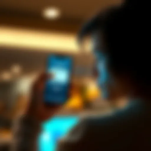 A person with a puzzled expression staring at their smartphone, displaying a Gemini Card screen requesting a PIN.