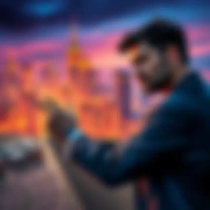 A person points at a city map with a determined look, discussing a daring plan to take control of a city.