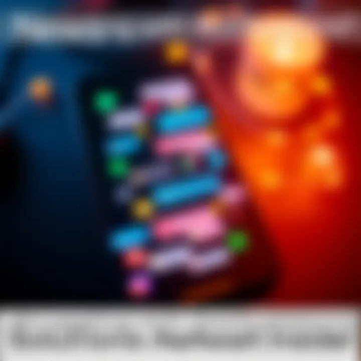 A smartphone screen filled with notification alerts from various apps, illustrating the problem of overwhelming device alerts.