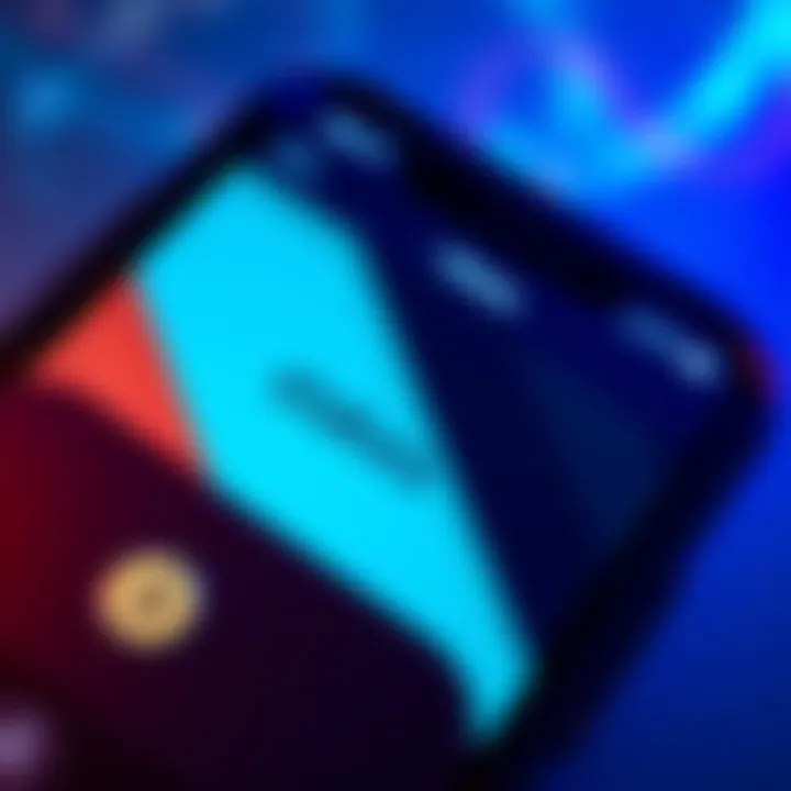A close-up view of the Pi wallet app showing the new 'stakes' button prominently on the screen.