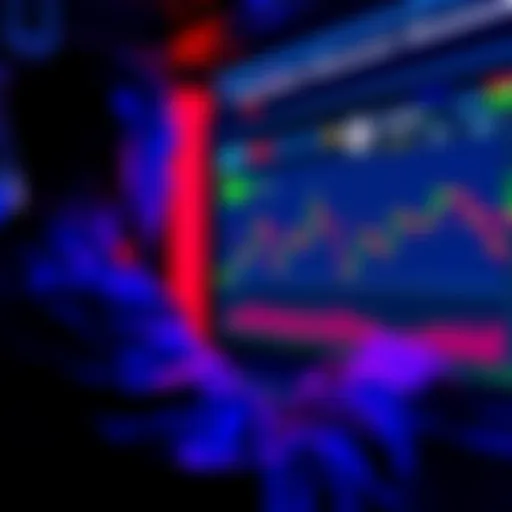A user looking at the Pionex.us trading platform, displaying charts and Pi Network coins.