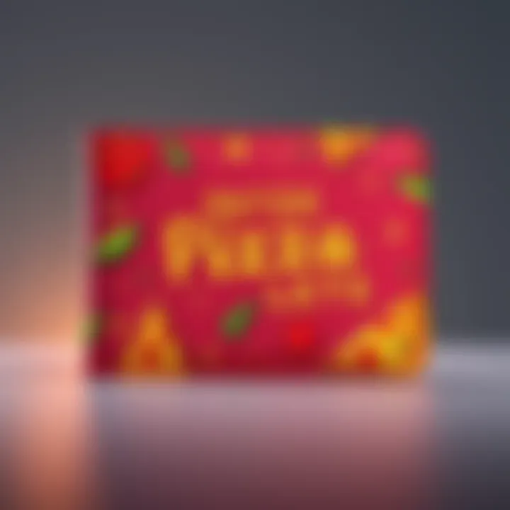 A colorful paper wallet design featuring pizza slices and fun graphics for Pizza Day, perfect for holding cryptocurrency.
