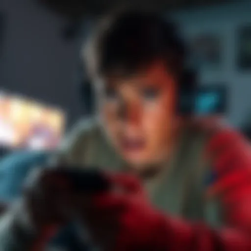 A player looking annoyed while watching a long advertisement on a mobile device