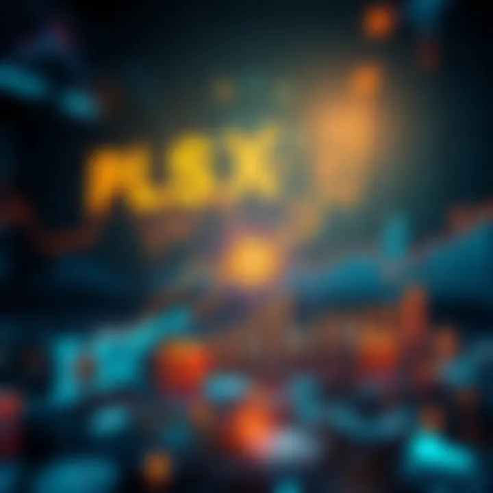 A graph showing upward market trends for PLSX holders with cryptocurrency symbols and investment icons