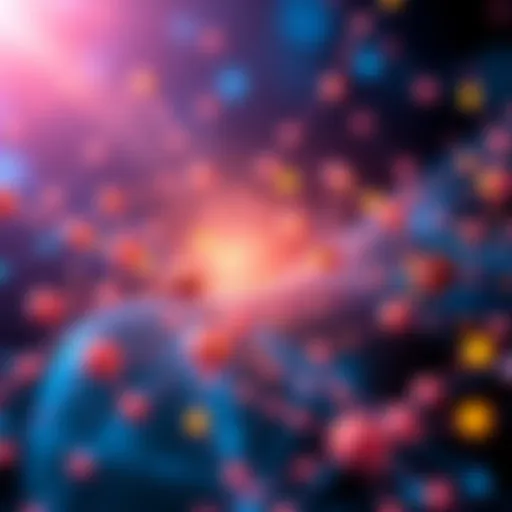 A visual representation of the Polkadot blockchain with colorful nodes and connections, highlighting its staking rewards and potential.