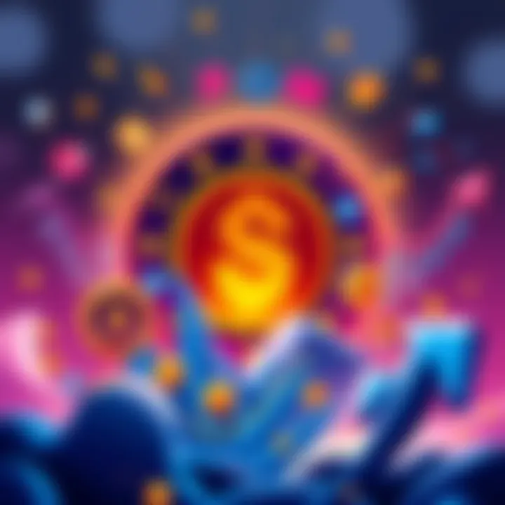 An illustration showcasing the $POM meme coin with symbols of growth and community focus