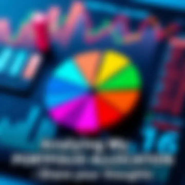 A colorful pie chart displaying different categories of investment in a portfolio