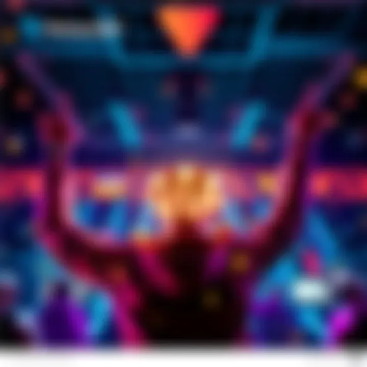 A graphic showing a person celebrating their VIP status on PrimeXBT, highlighting exclusive trading features and benefits.