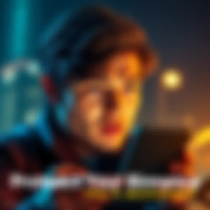 A person looking worried while checking their phone for potential Binance scam alerts