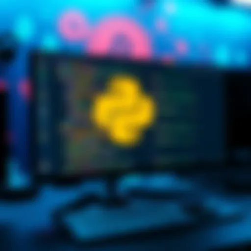 A computer screen displaying Python code for a meme coin trading bot, with cryptocurrency symbols in the background.