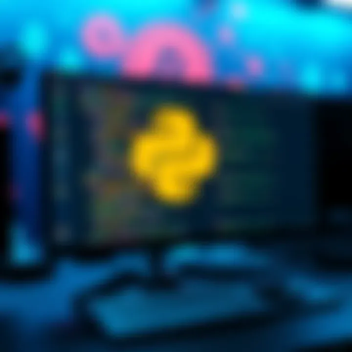 A computer screen displaying Python code for a meme coin trading bot, with cryptocurrency symbols in the background.