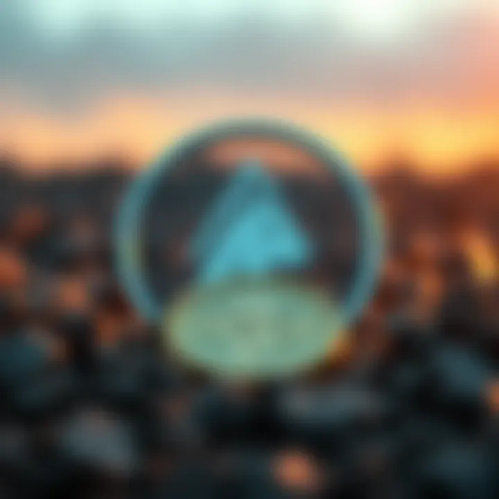 Qubic logo with a DOGE coin in the foreground, highlighting the shift in focus after the Monero 51% attack.