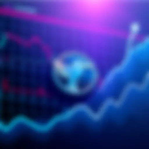 The Ravencoin logo displayed prominently with a rising graph in the background, symbolizing potential growth in cryptocurrency value.