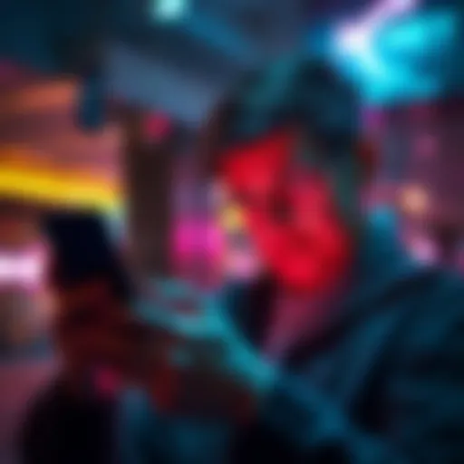 A person looking at their Trust Wallet on a smartphone, concerned about accessing staked Harmony ONE funds post app closure.