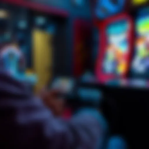 A person using a gaming console to delete unwanted games from an arcade download list