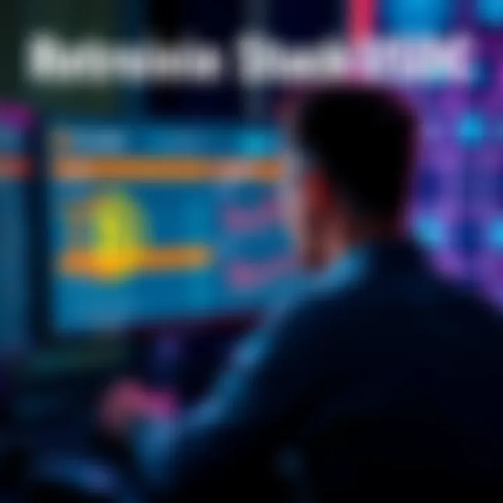 A person looking at a computer screen with a cryptocurrency wallet interface, showing stuck USDC and swap options.