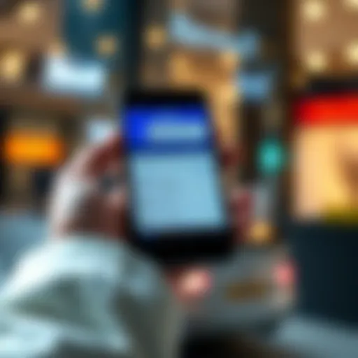 A person using the Revolut app on a smartphone to check Stocks and Shares ISA options