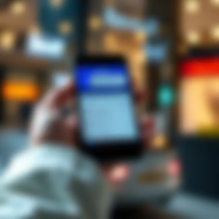 A person using the Revolut app on a smartphone to check Stocks and Shares ISA options