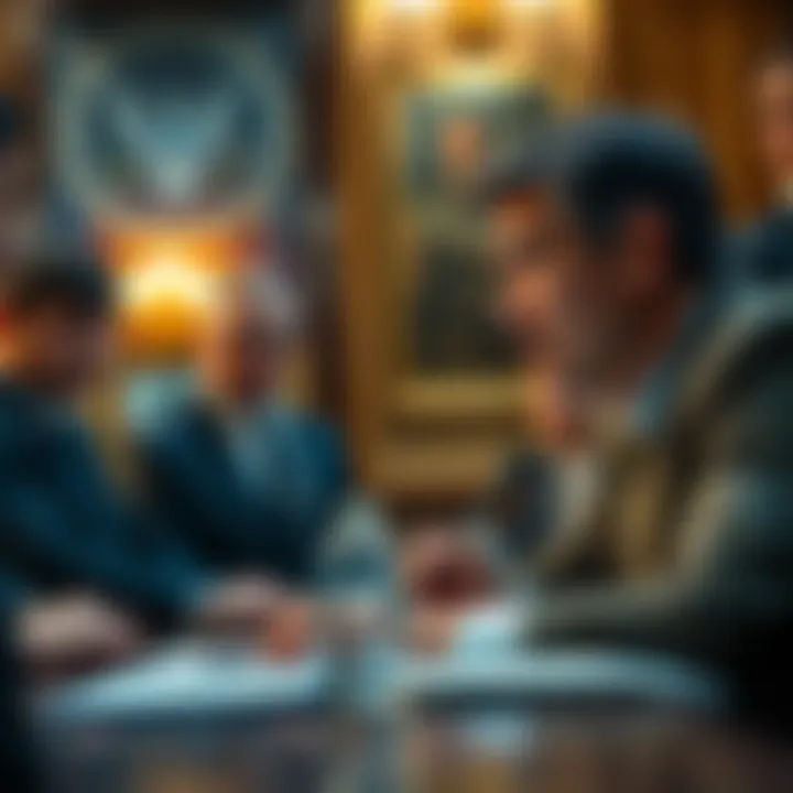 Ripple CEO alongside former regulators testifying about crypto market structure in a Senate hearing