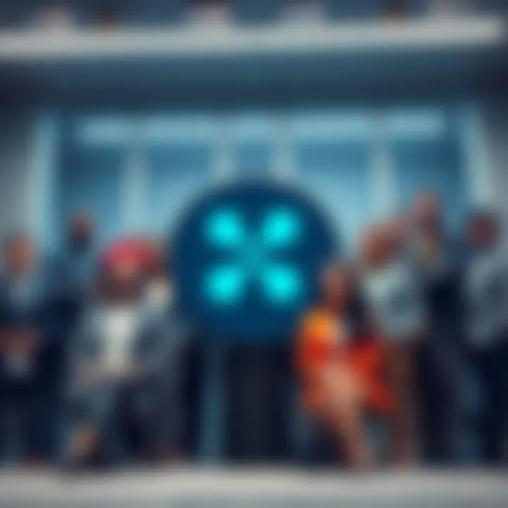 A group of diverse professionals representing the dedicated team at Ripple, working together to support XRP holders.