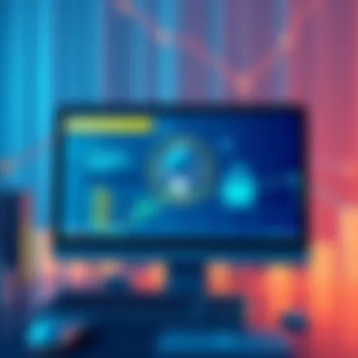 A digital illustration showing a secure wallet interface on a computer screen with Monero logo and lock symbol, representing safe storage options for cryptocurrencies without full node downloads.