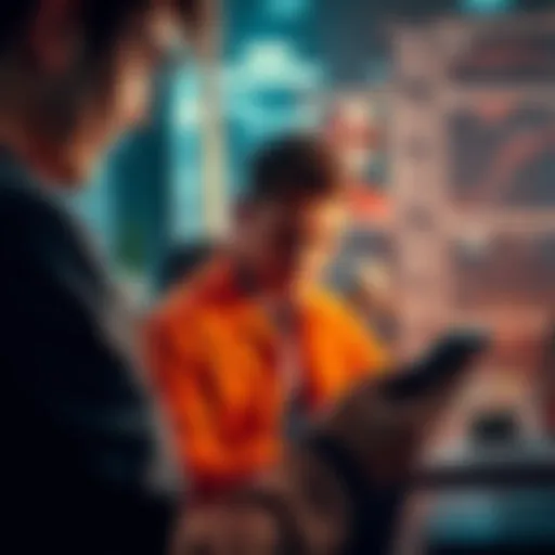 A person receiving a suspicious email with a phone nearby, looking concerned about possible scams.