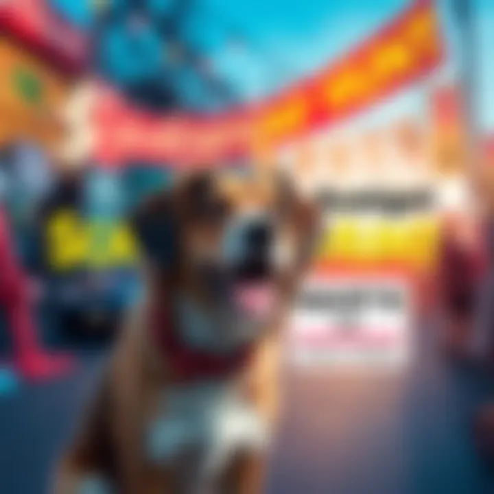 A colorful banner showing a scavenger hunt theme with $ELON graphics, a dog, and a calendar marking August 15, 2025.