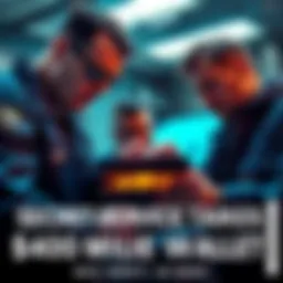 Secret Service agents examining a cold wallet containing cryptocurrency during a large seizure operation