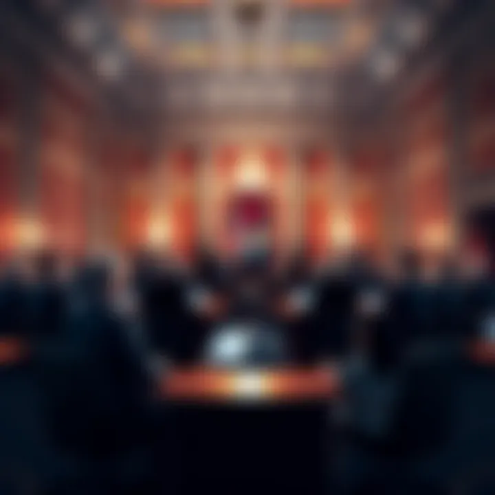 Senators discussing the GENIUS ACT in a meeting room, showing support for the legislation.