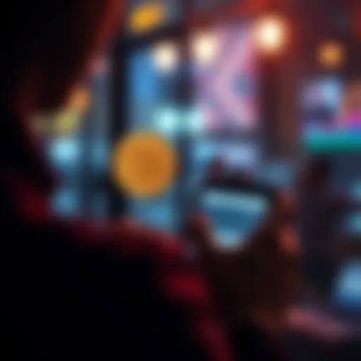 A person using a smartphone to send Bitcoin to another person, illustrating the transfer of cryptocurrency without Coinbase.