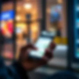 A person using a smartphone app to set up a direct debit to a specific saving pocket for recurrent payments