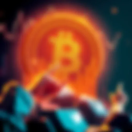 Graphic showing the SHIB cryptocurrency climbing towards a top 20 ranking with financial graphs and symbols of enthusiasm