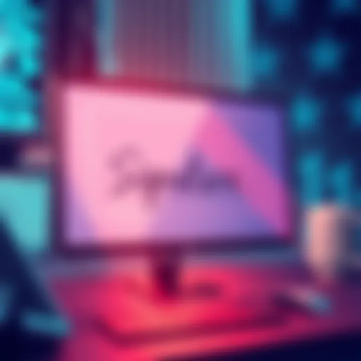 An illustration showing a digital signature being verified on a computer screen, symbolizing advancements in technology