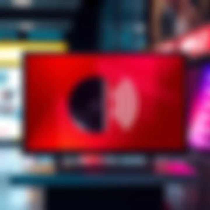 A digital advertisement showing a speaker symbol with no sound waves, highlighting the trend of silent ads.