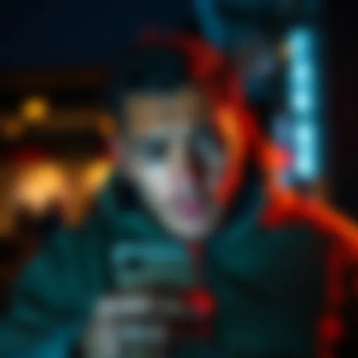 A person looking frustrated while using their phone for SMS verification for crypto withdrawals