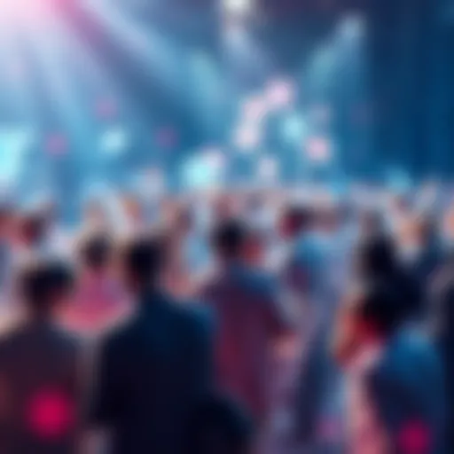 A visual representation of a social media platform featuring diverse users engaging in discussions, highlighting quality interaction over bots and spam.