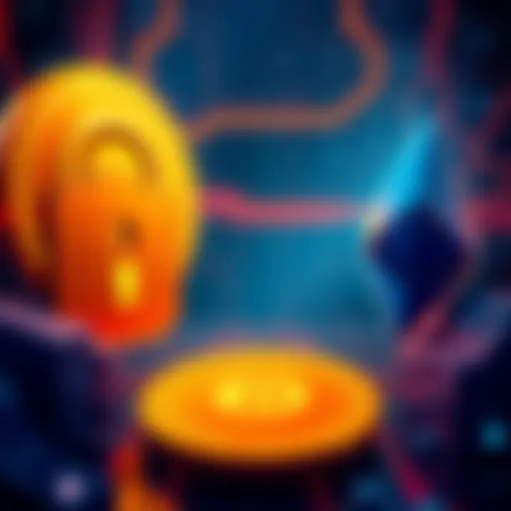 A visual illustration depicting the security aspects of SOL and ETH blockchains in relation to holding USDC