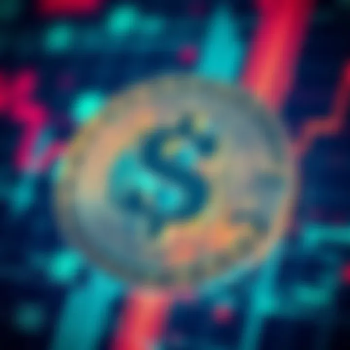 A close-up of the Solana logo against a digital backdrop, representing its influence in the crypto market