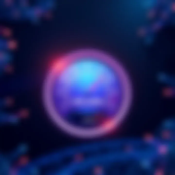 Solana logo with a speedometer indicating high performance, representing 107,540 transactions per second